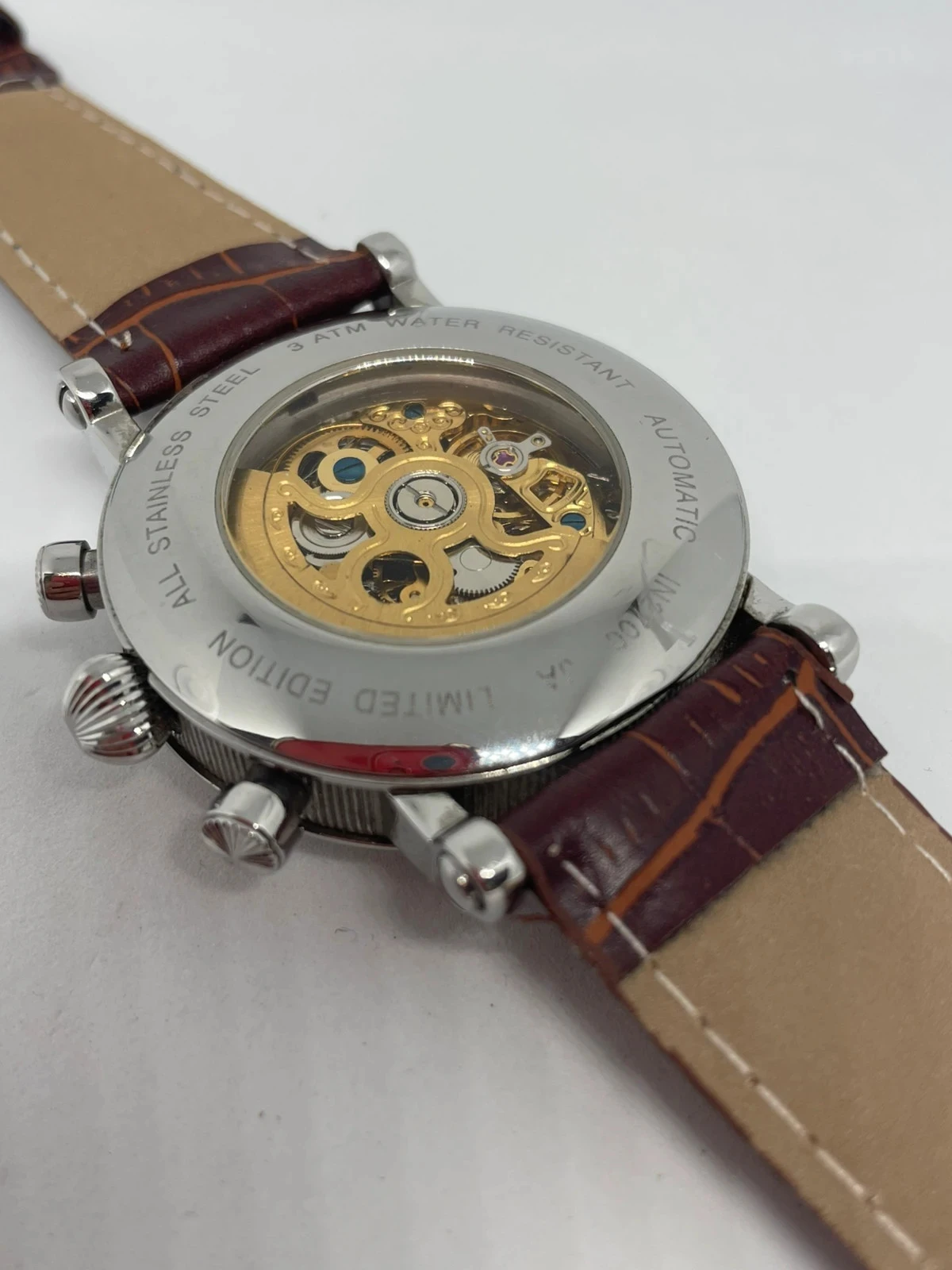 Relógio Ingersoll automático skeleton edição limitada – calendário 24 h, mês e dia – photo 8